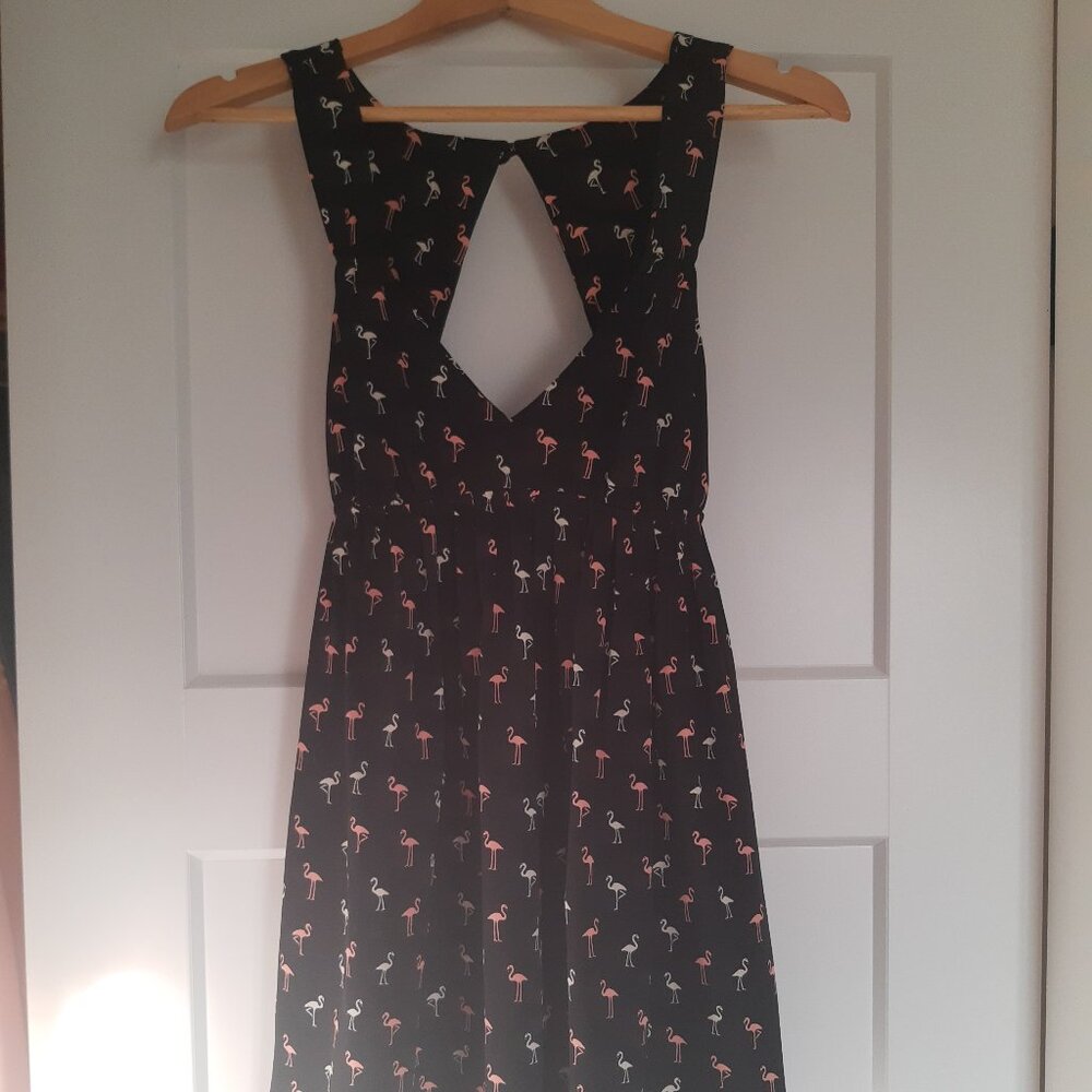 Roxy flamingo high low dress